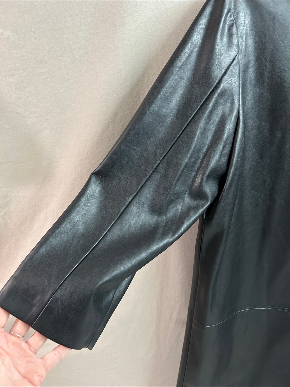 Tuckernuck Faux Leather Clifton Dress szL - Picture 7 of 8
